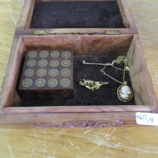 Boxes and Brooches