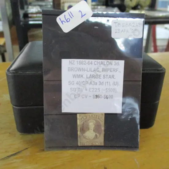 Nz Stamp Chalon 1862