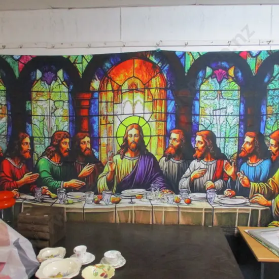 Large Fabric Print Last Supper
