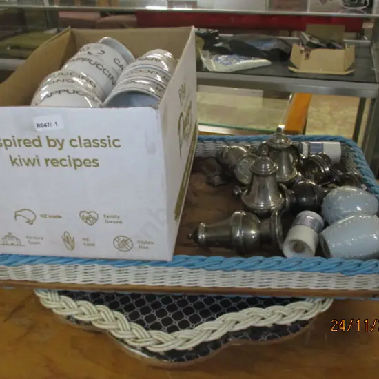 Cups Cruets and Trays