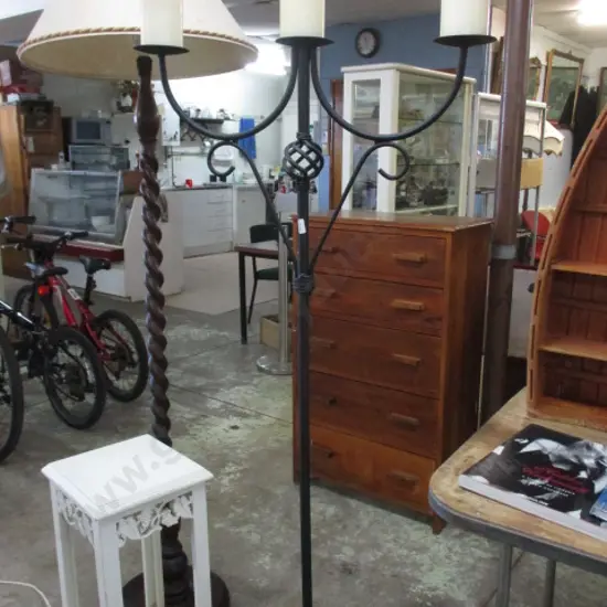 Wrought Iron Candleholder