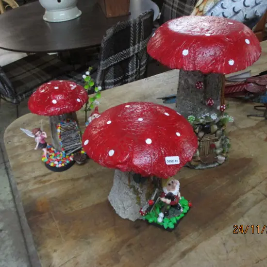 Toadstool Ornaments