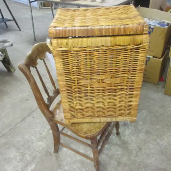 Chair and hamper