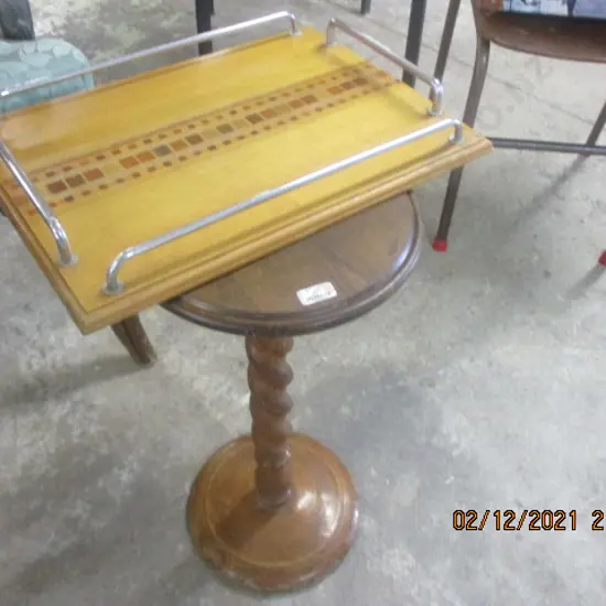 Vintage Tray and Plantstand