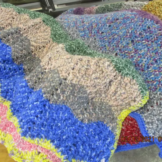 2 Knitted Blankets