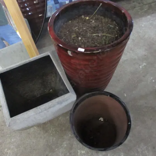 3 Garden Pots