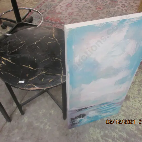 Side Table and Painting