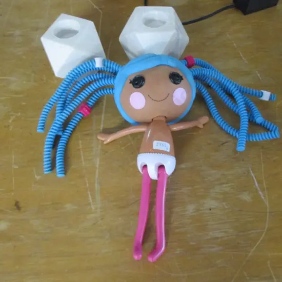 Doll and Candlholders