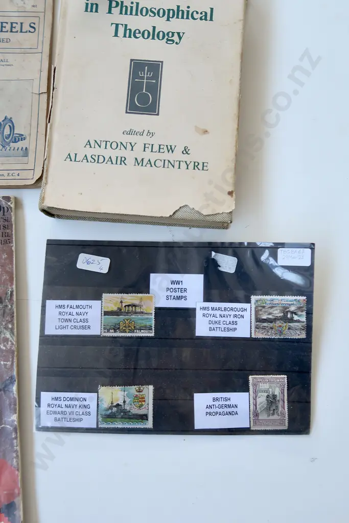 COLLECTION OF BOOKS AND STAMPS Image 1++