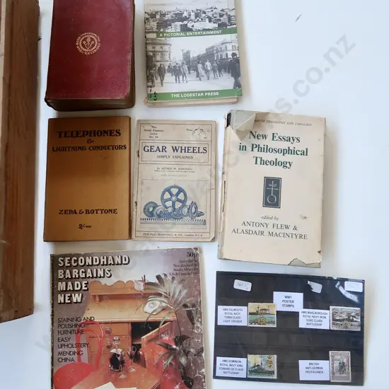 COLLECTION OF BOOKS AND STAMPS