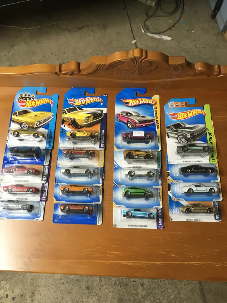 HOT WHEELS COLLECTION OF DIE-CAST TOY CARS 19X (PACKAGED) Image 1++