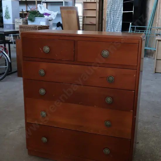 WOODEN CHEST OF DRAWERS