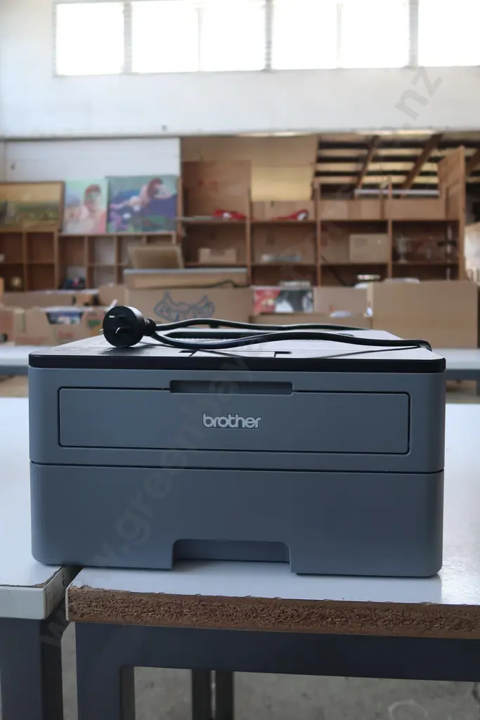 BROTHER PRINTER WITH TONER CARTRIDGES Image 1++