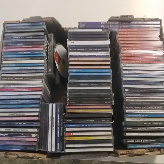 BOX OF ASSORTED CD'S