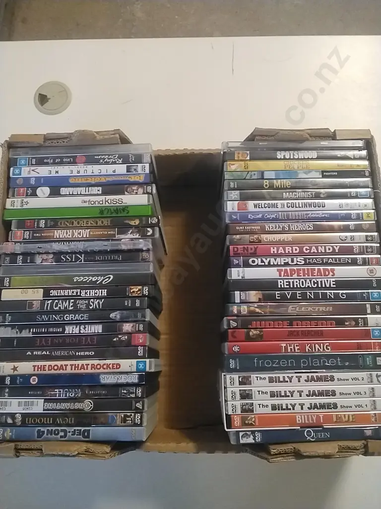 BOX OF ASSORTED DVD'S Image 1++