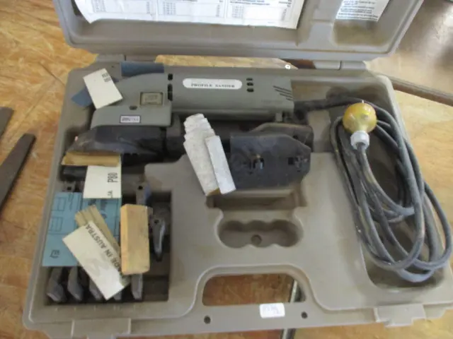 PORTER AND CABLE PROFILE SANDER WORKING ORDER Image 1++