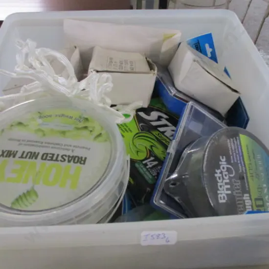 BOX OF FISHING TACKLE