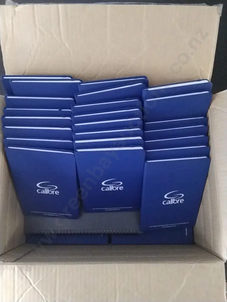 BOX OF UNUSED NOTEBOOKS Image 1++