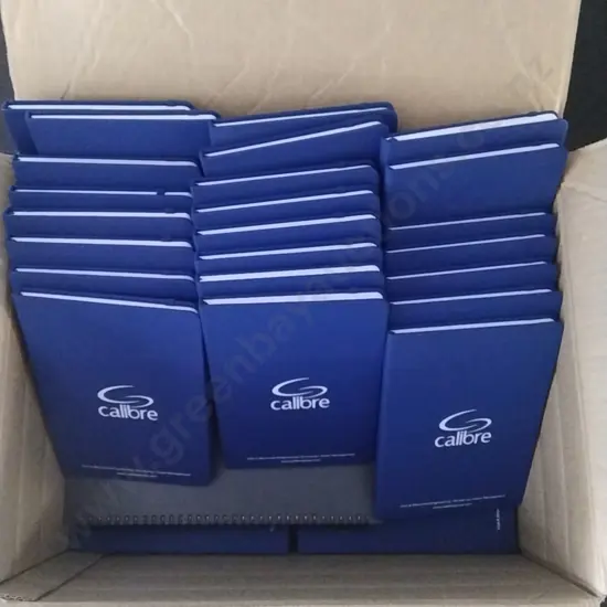 BOX OF UNUSED NOTEBOOKS