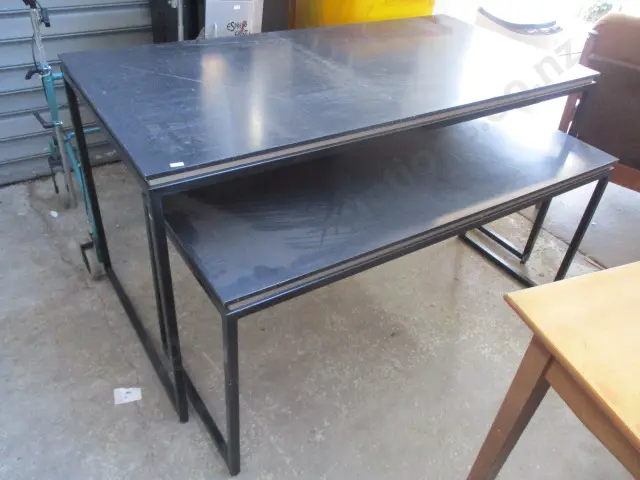 PAIR OF DISPLAY TABLES FOR RETAIL Image 1++
