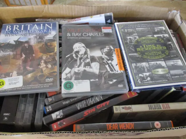 BOX OF DVD'S Image 1++