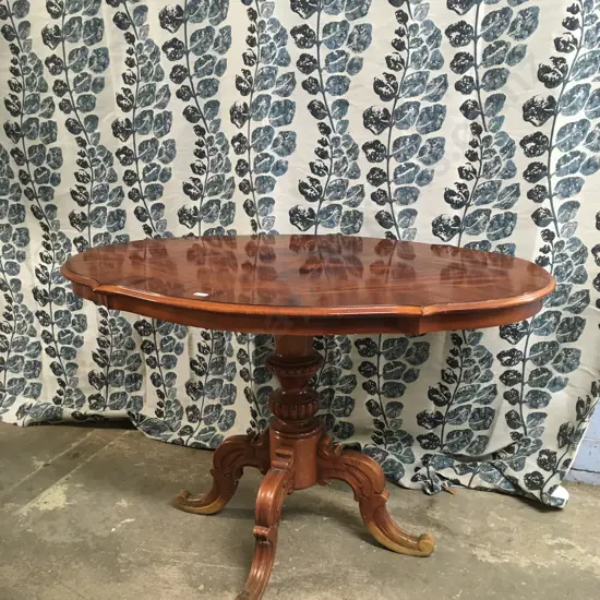 PEDESTAL DINING TABLE