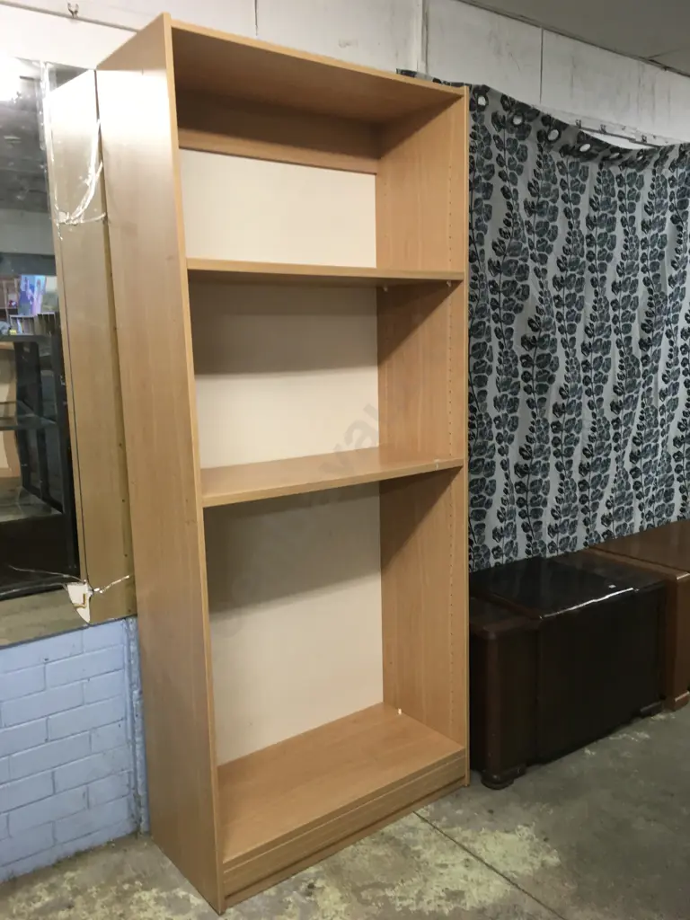 WOOD FINISH BOOKCASE Image 1++