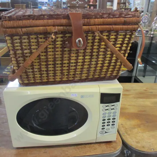 Microwave and Picnic Hamper