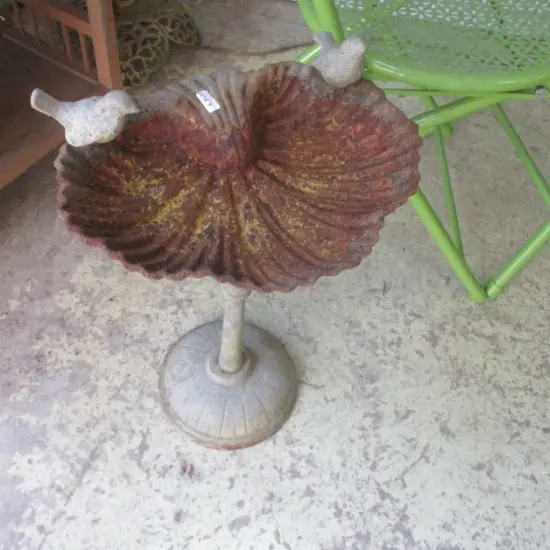 Cast Iron Bird Bath