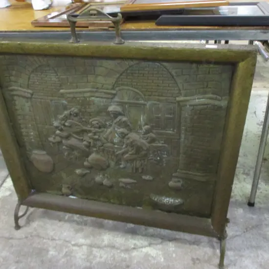 Brass Firescreen