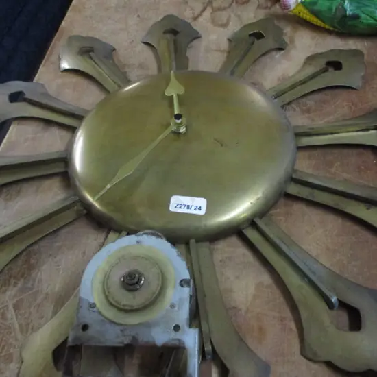 Sunburst Clock