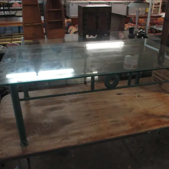 galass Topped Coffee Table