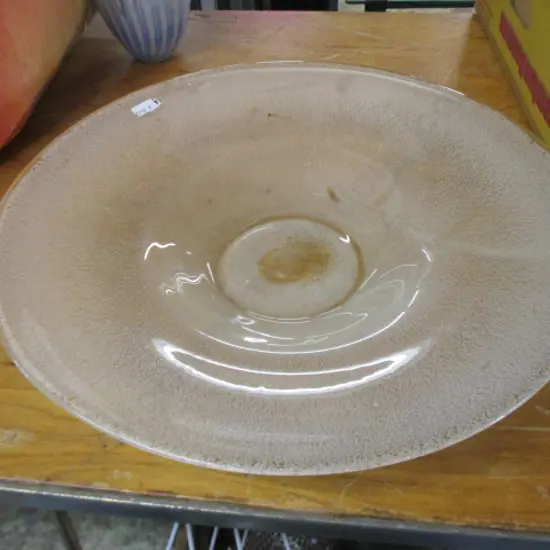 Large Art Glass Bowl