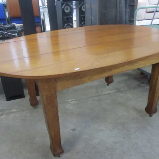 Oak Oval Dining Table