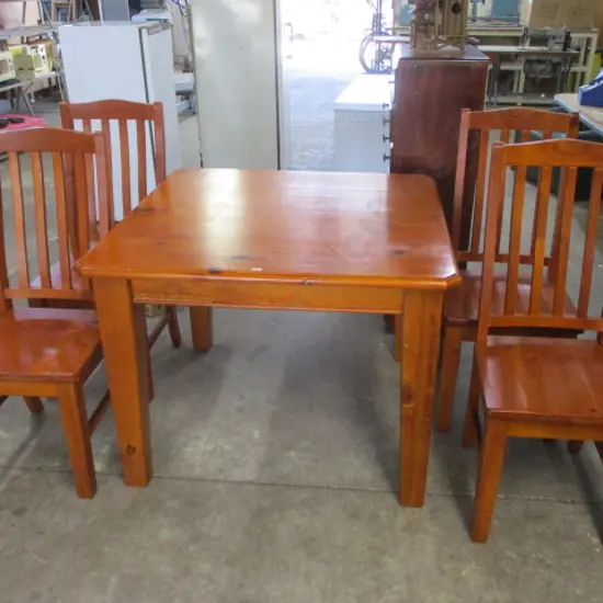 Table and 4 Chairs