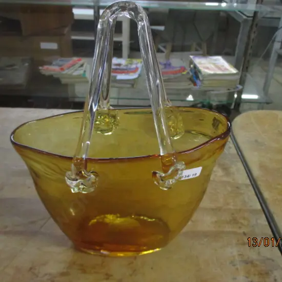 Art Glass Basket