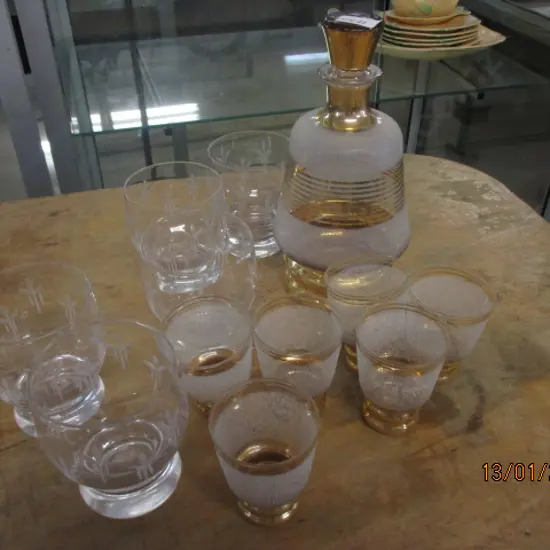 Decanter and Glasses