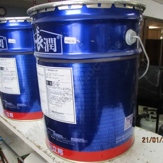 Bucket White Enamel Paint