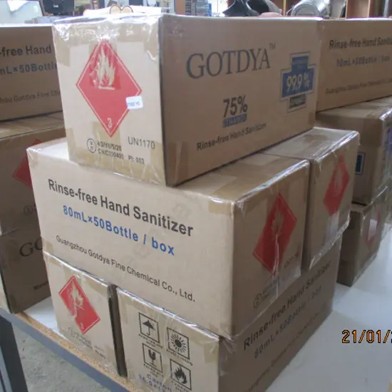 5 Boxes Sanitiser