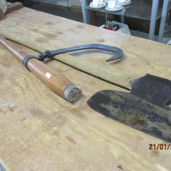 Vintage Axe and Log Roller