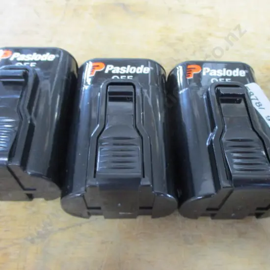 3 Paslode Batteries