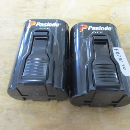 2 Paslode Batteries