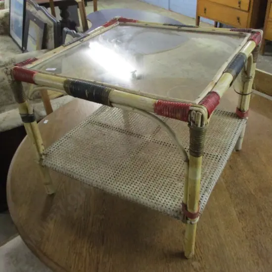 Carnival Cane Side Table