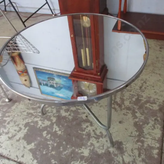 Chrome Side Table