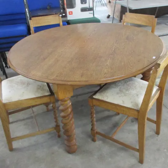 Barley Twist Table and Chairs