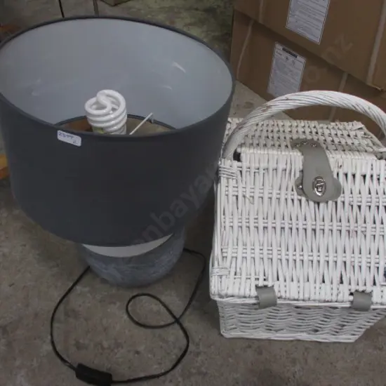Lamp and Basket