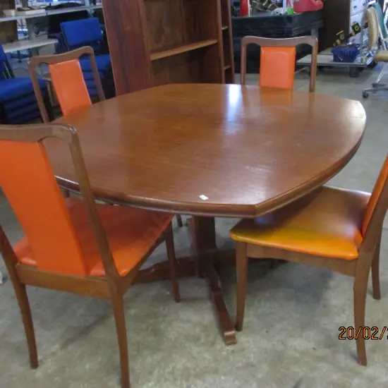 Retro Dining Table and Chairs