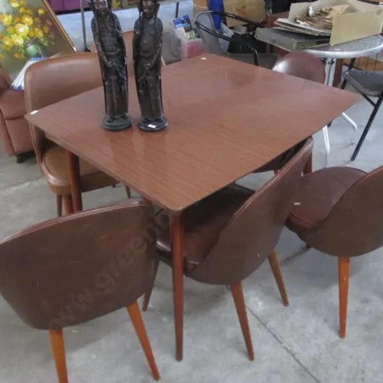 Retro Table and 6 Chairs