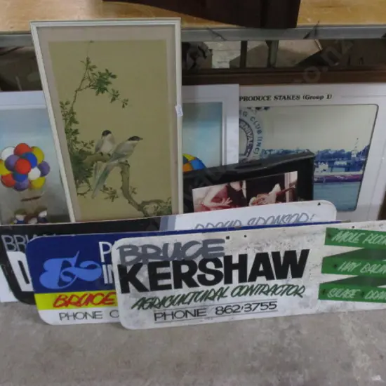 Signs Frames and Art