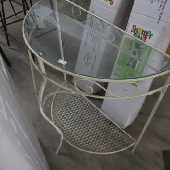 Retro Half Round Table